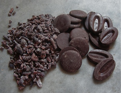 couverture chocolate beans