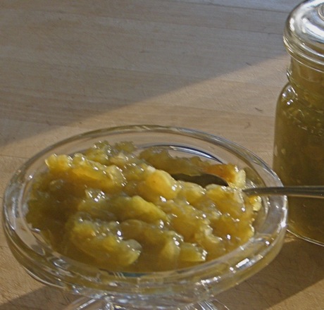 green tomato chutney with lime